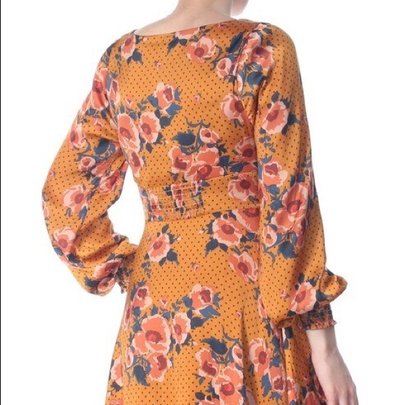 FREE PEOPLE Morning Light In Yellow Mini Dress - Picture 4 of 4